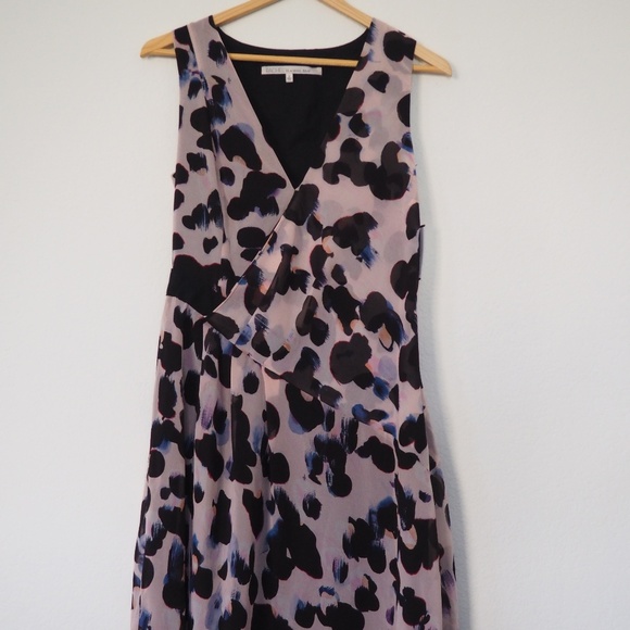 Rachel Roy Women's Chiffon Drop-Waist Deep V-neck - Picture 1 of 3